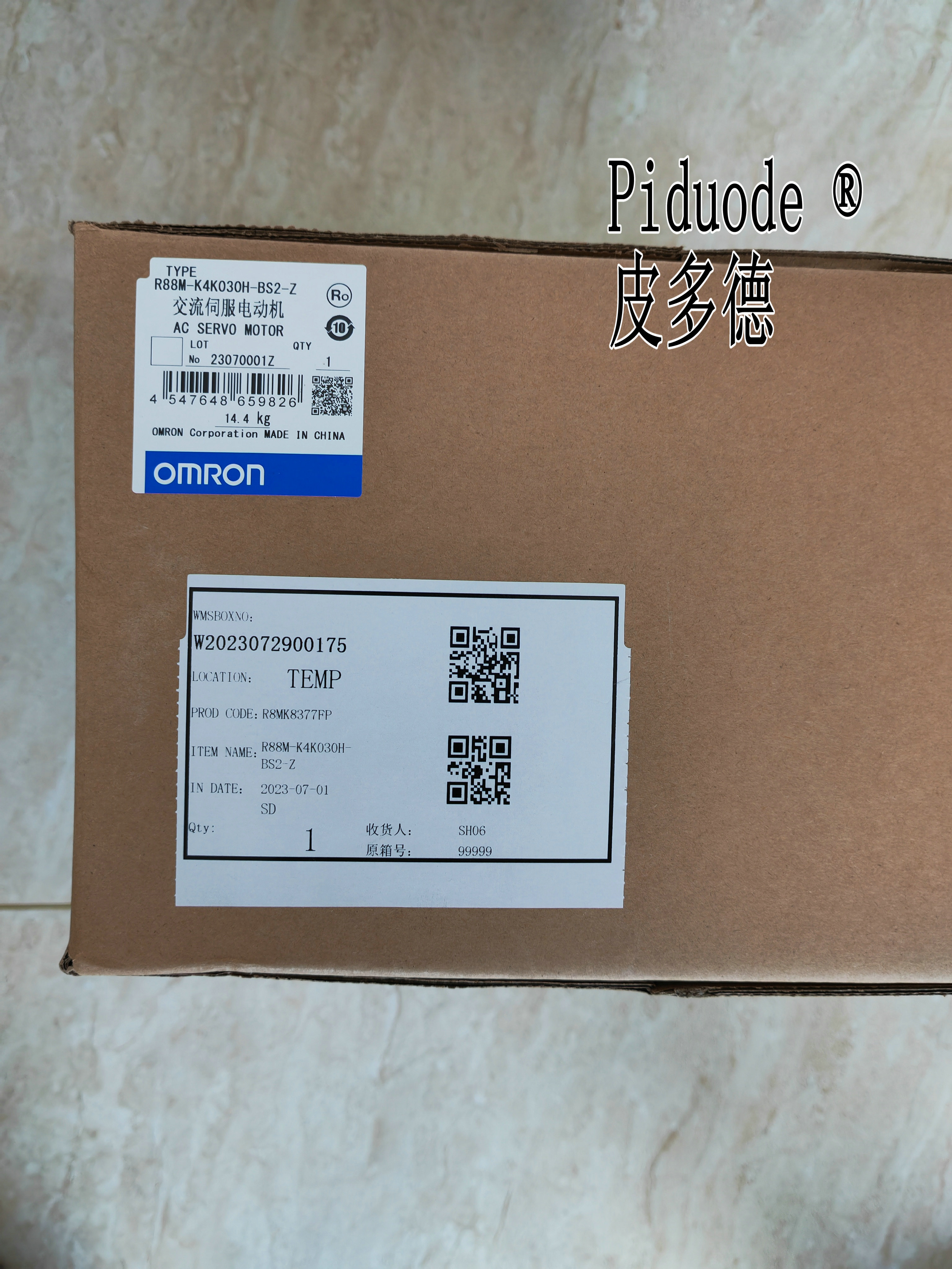 ORMON歐姆龍R88M-K75030H-B-Z R88M-K1K030H-B